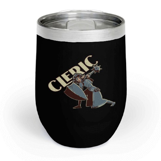 Retro Elf Cleric Chill Wine Tumblers
