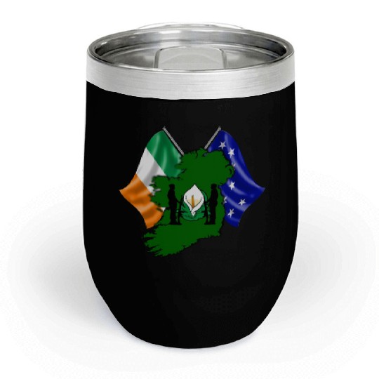 Irish Easter Lily - Designed in Ireland Chill Wine Tumblers