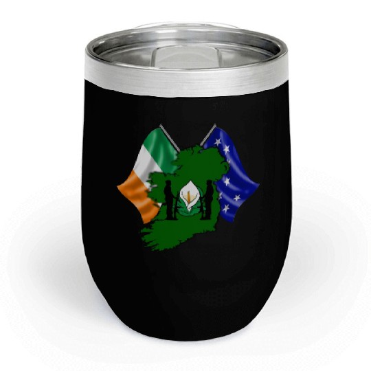 Irish Easter Lily - Designed in Ireland Chill Wine Tumblers