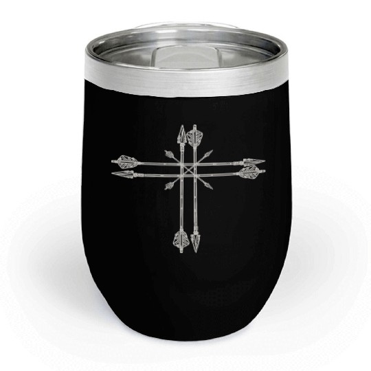 Archery Arrows Archer Chill Wine Tumblers