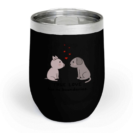 True Love has No Boundaries Chill Wine Tumblers