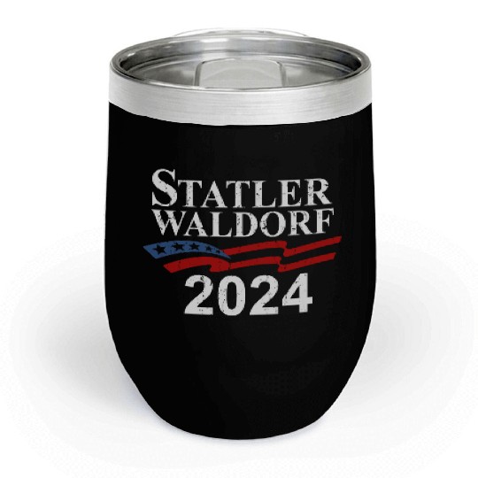Statler and Waldorf Chill Wine Tumblers