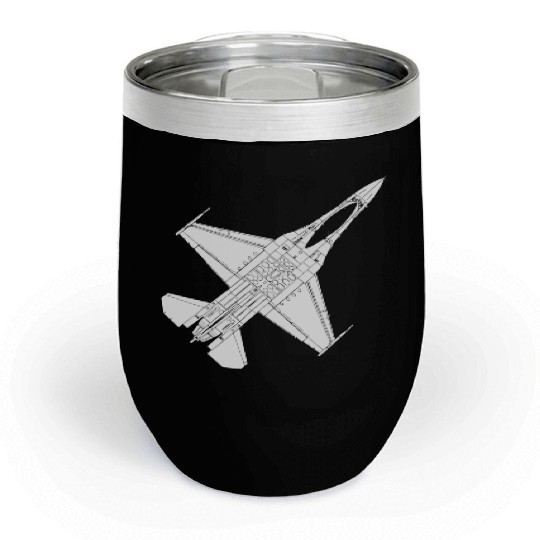 JASDF Mitsubishi F 2 Chill Wine Tumblers