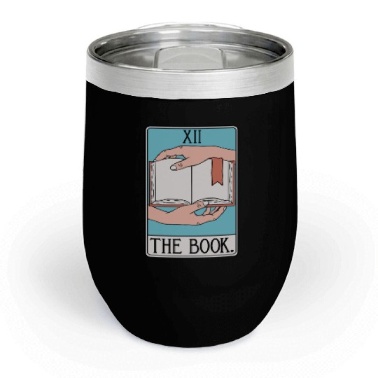 Book Tarot Card - Reading - English Teacher Chill Wine Tumblers