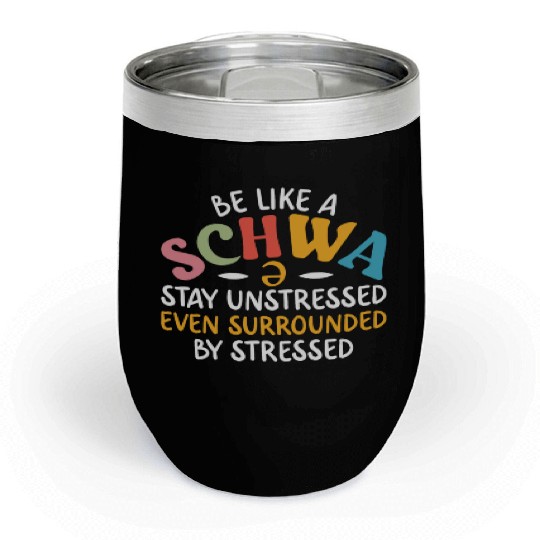 English Teacher Funny Grammar Chill Wine Tumblers