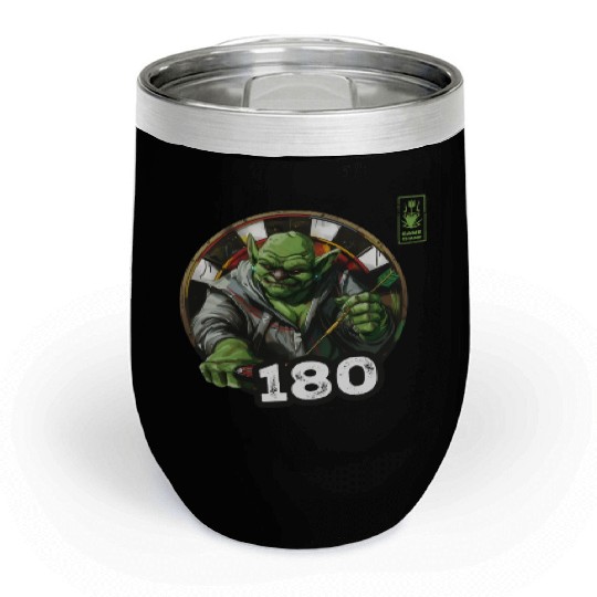 Darts 180 Green Game Champ Dart - Dart Team Chill Wine Tumblers