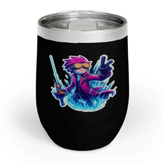 Fantastic Max: adventure with a baby astronaut! Chill Wine Tumblers