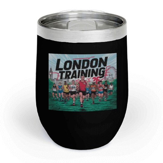London Marathon by Kalam Chill Wine Tumblers