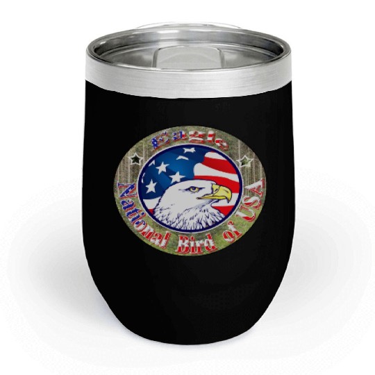 Hanes Youth Chill Wine Tumblers USA Eagle