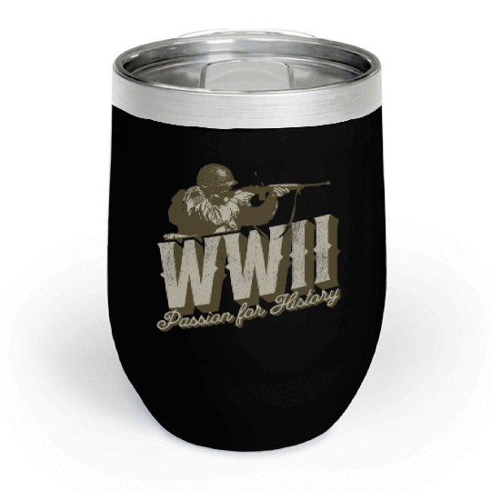 World War 2 - Passion For History Chill Wine Tumblers