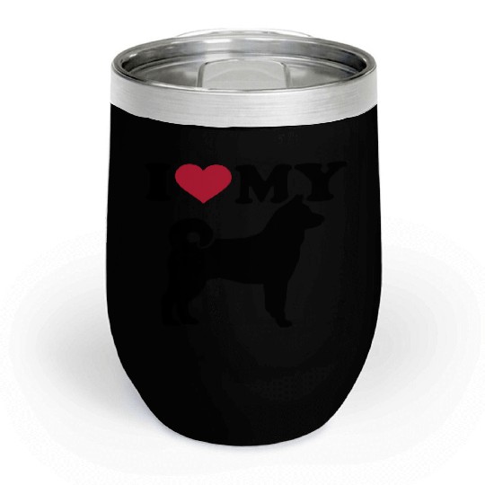 I love my Norwegian Elkhound Chill Wine Tumblers
