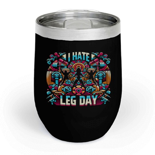 I Hate Leg Day 37 Chill Wine Tumblers