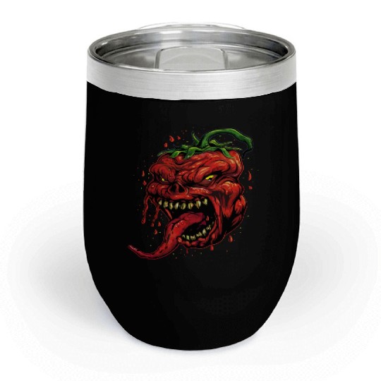 BBQ Hot Chili Carolina Reaper Hot Sauce Gift idea Chill Wine Tumblers