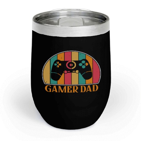 Gamer Dad Chill Wine Tumblers