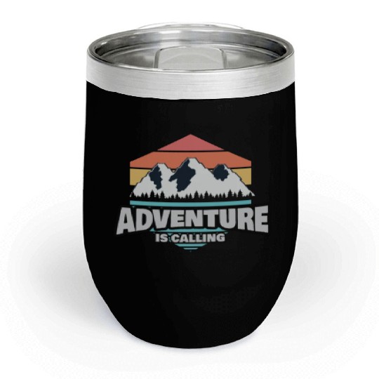 mountain is calling Chill Wine Tumblers