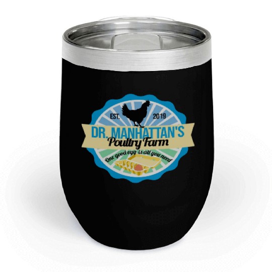 Dr Manhattan Poultry Farm Chill Wine Tumblers