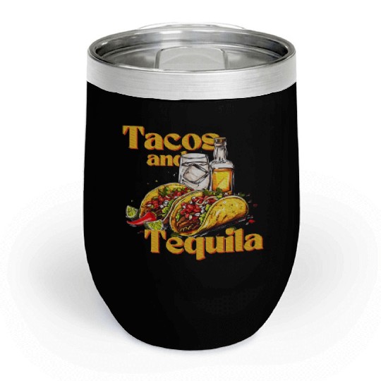 Tacos and Tequila Bride Squad My Final Fiesta Chill Wine Tumblers