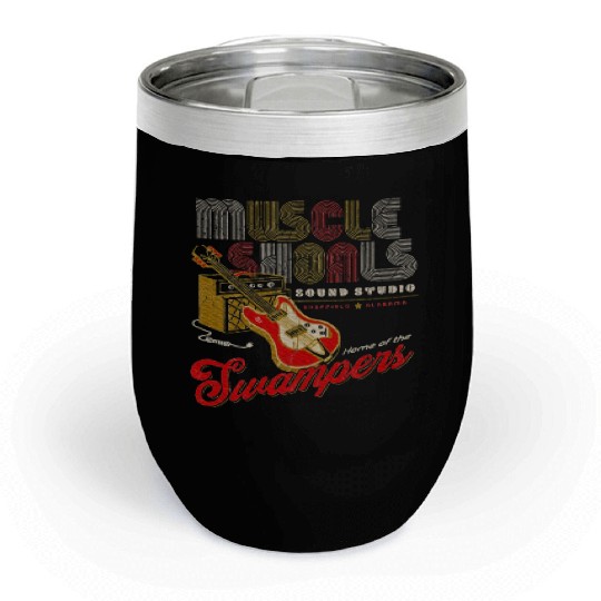 Muscle Shoals Sound Guitar Music Lovers Chill Wine Tumblers