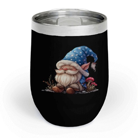 Cute Kawaii Gnomes Clipart, Cute Gnomes PNG Chill Wine Tumblers