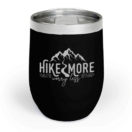 Hiking Lover Hiker Outdoors Mountaineering Hiking Chill Wine Tumblers