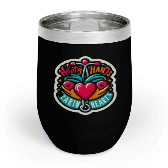 Medical Design with Quote. Chill Wine Tumblers