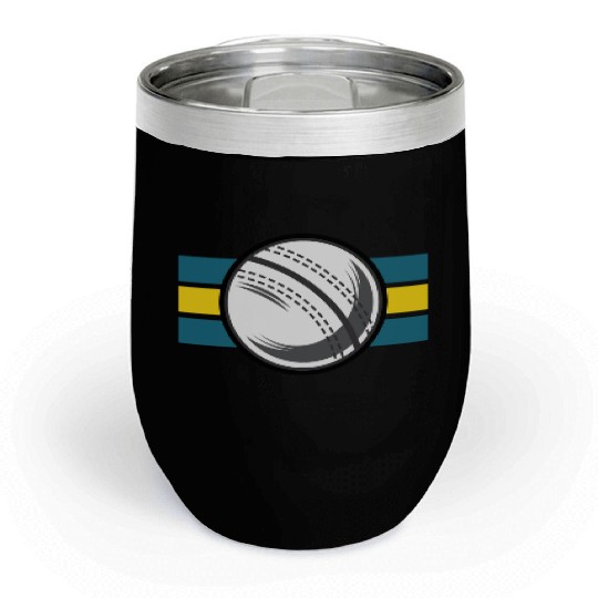 Cricket Ball (Australia) Chill Wine Tumblers