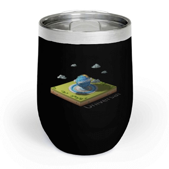 Geometric low poly Universal Studios Chill Wine Tumblers