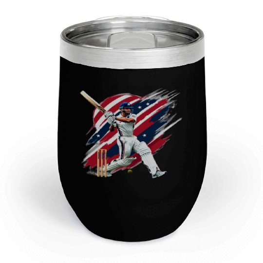 US CRICKET LOVE Chill Wine Tumblers