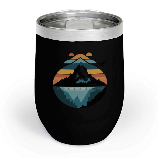 The Mountains Are Calling Classic Chill Wine Tumblers