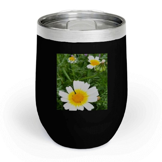 Summer Bloom Chill Wine Tumblers