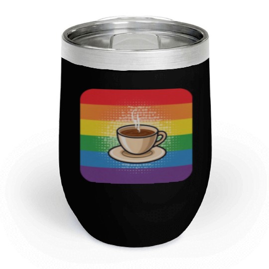 LGBTQ Coffee Chill Wine Tumblers