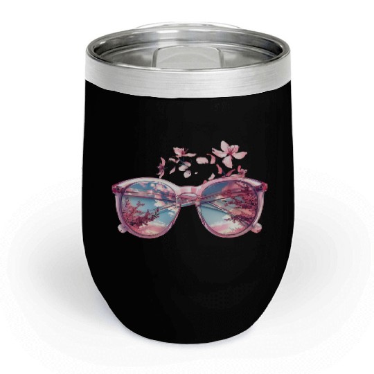 Blossom Reflection Chill Wine Tumblers