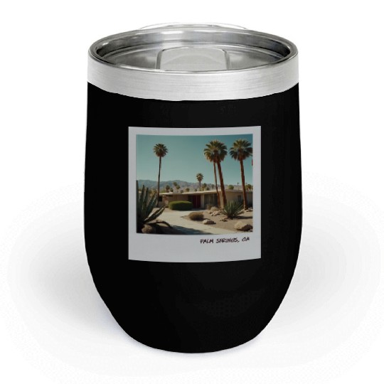 Mono Enterprises "Travels" Palm Springs #1 Chill Wine Tumblers