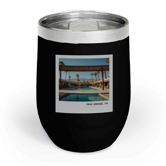 Mono Enterprises "Travels" Palm Springs #4 Chill Wine Tumblers