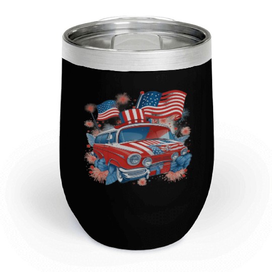 Land of the Free Chill Wine Tumblers