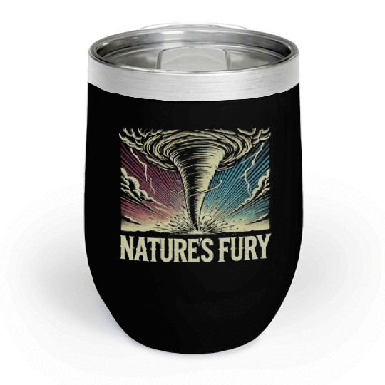 Tornado Chasing Adventures: Embrace Nature's Fury Chill Wine Tumblers