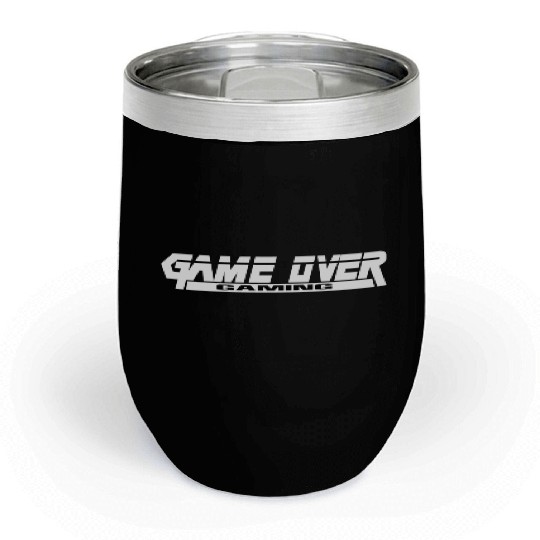 GameOverGaming Metal Gear Solid White Parody Chill Wine Tumblers