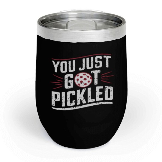 Pickleball Life Passion: Embrace the Sport You Chill Wine Tumblers