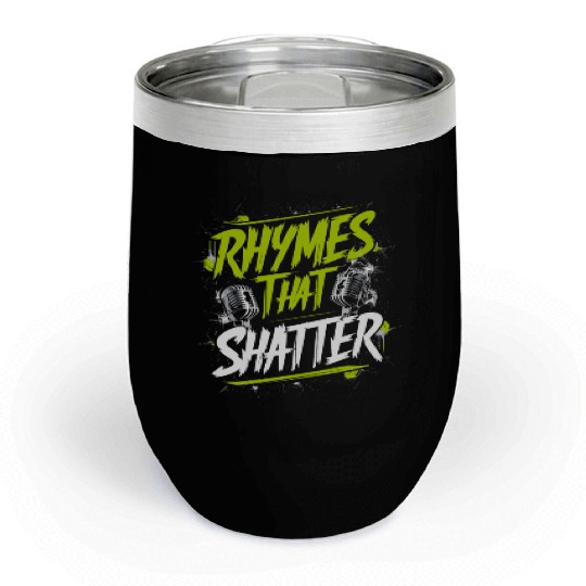 Epic Lyrical Battle of the Titans: Hip Hop Rap Chill Wine Tumblers