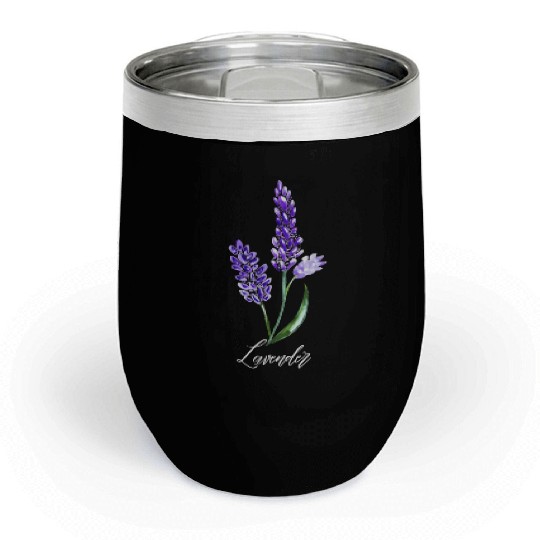 Lavender Flowers, Keen Gardner, Flower lover Chill Wine Tumblers
