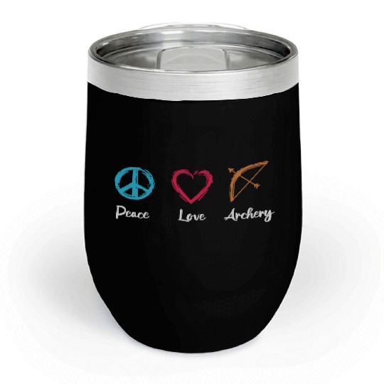 Peace Love Archery Chill Wine Tumblers