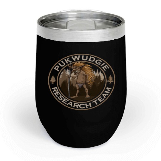 Pukwudgie Research Team Monster Believe Cryptid Chill Wine Tumblers