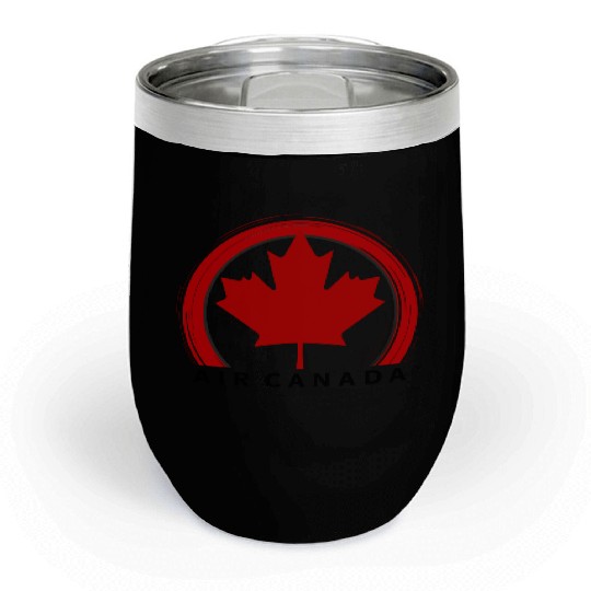 Stylish Air Canada Airline Design Chill Wine Tumblers