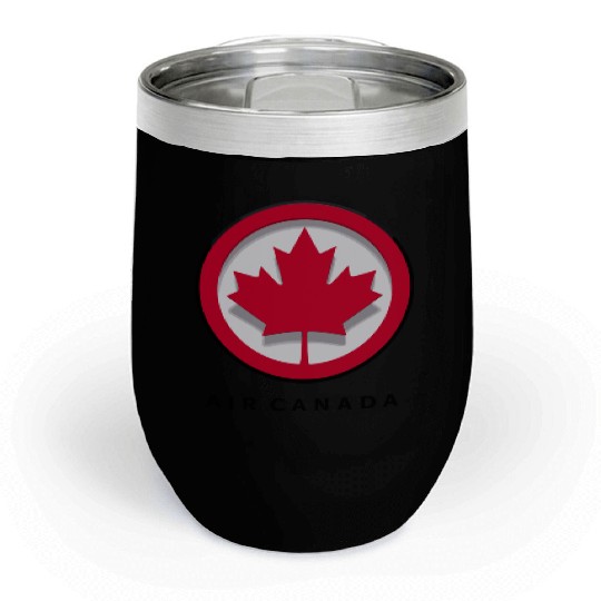 Stylish Air Canada Airline Design Chill Wine Tumblers