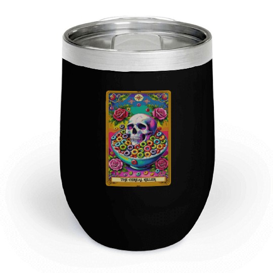 The Cereal Killer Tarot Chill Wine Tumblers