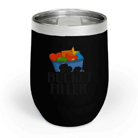 School Counselor Be A Bucket Chill Wine Tumblers