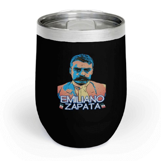Emiliano Zapata Chill Wine Tumblers