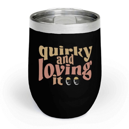 Quirky and loving it in yellow Chill Wine Tumblers