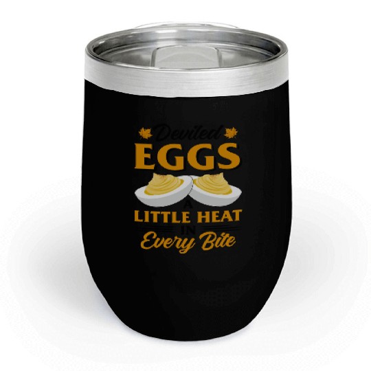Funny Deviled Eggs Designs For Deviled Egg Lover Chill Wine Tumblers