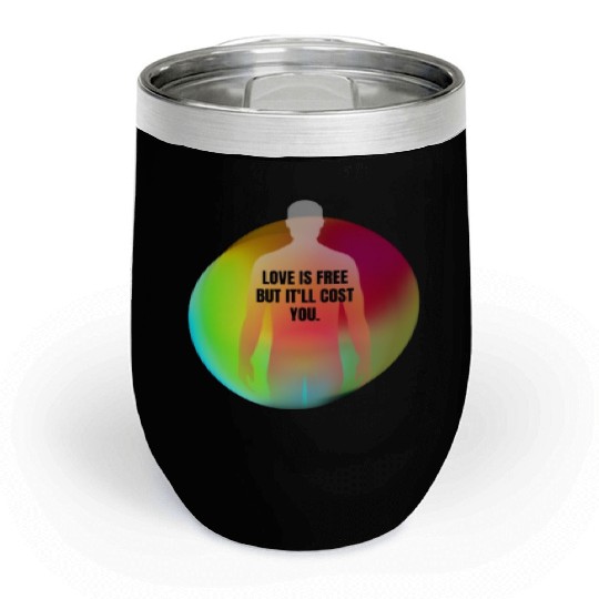 Black Neon Green Red Spiritual Chakra Chill Wine Tumblers